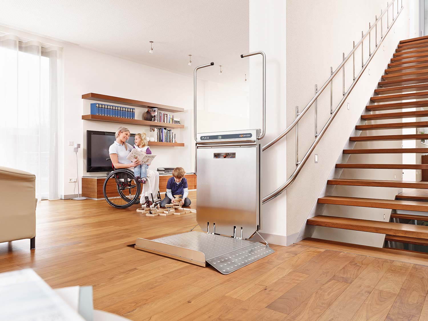 Platformy schodowe Ascendor PLK 8 można zamontować w domu